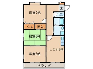 エクセル田幡の物件間取画像